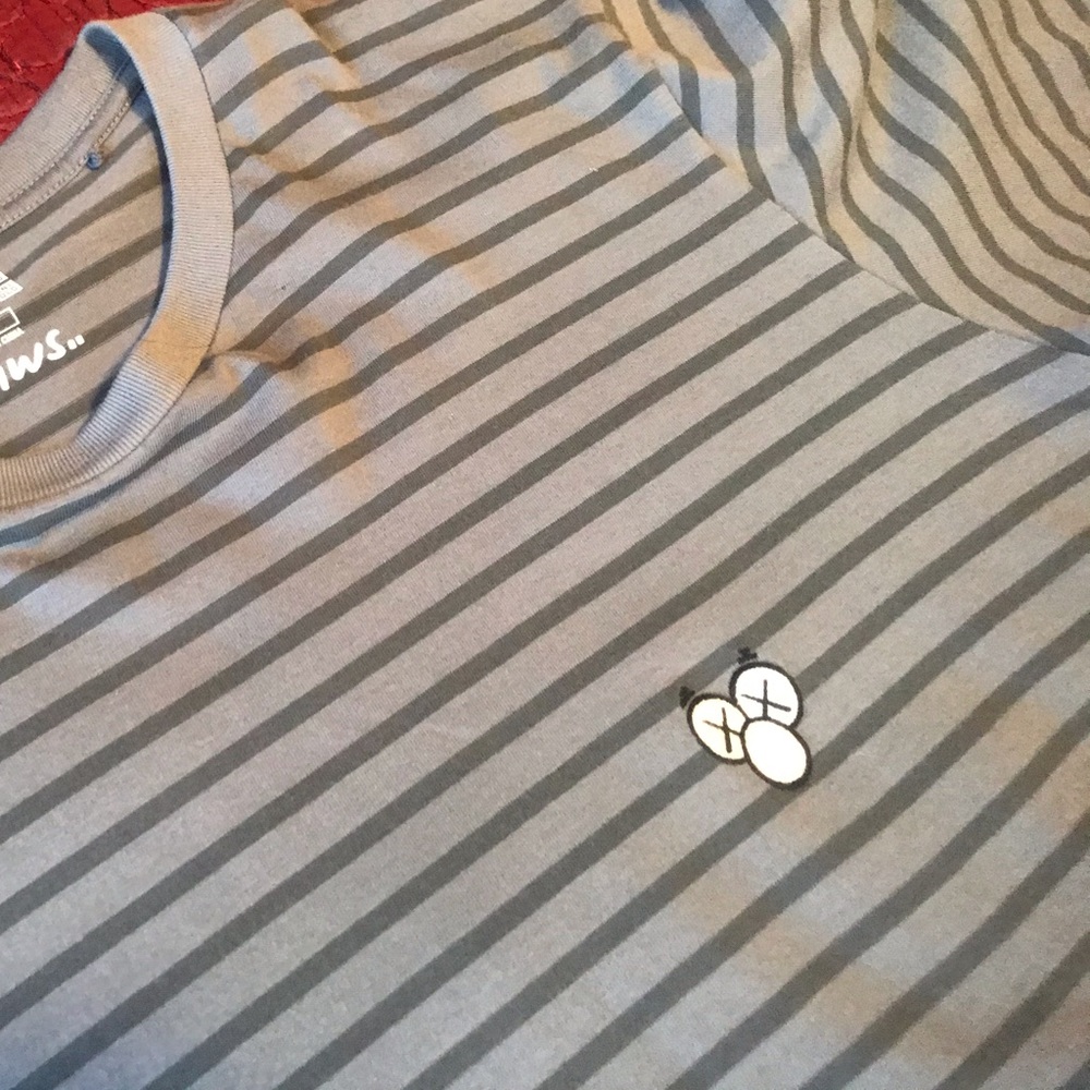 KAWS x Sesame striped tee